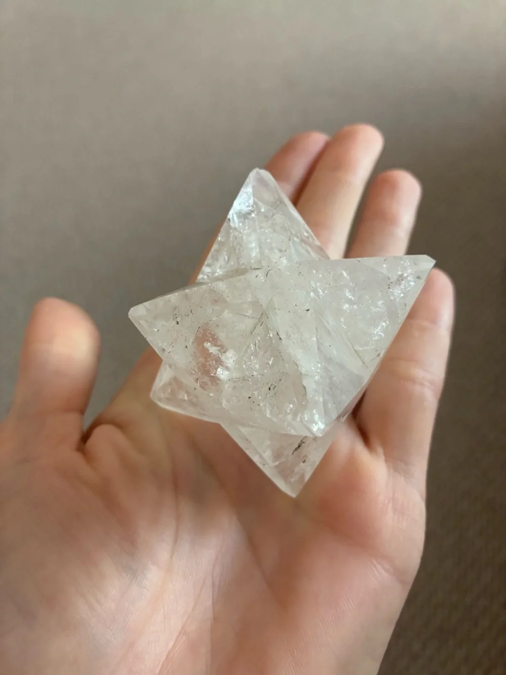 🔮 4 Piece Healing Crystal Gift in Ceramic Moon Box - Quartz Merkaba ⚡️🎁 - Picture 4 of 10